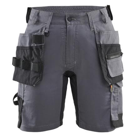 BLAKLADER 713318329600C38 - Short stretch 2D femme Gris moyen