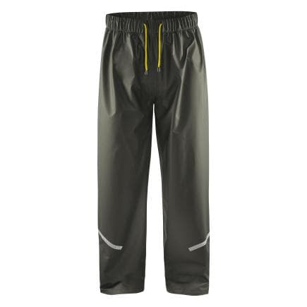 BLAKLADER 130120004600XL - Pantalon de pluie vert armée