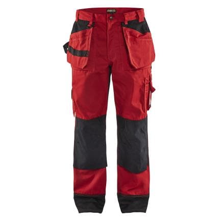 BLAKLADER 150318605699D100 - Pantalons à poches flottantes rouge/noir