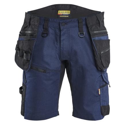 BLAKLADER 197211498699C48 - Striker Short artisan stretch 2-directions Marine foncé/noir