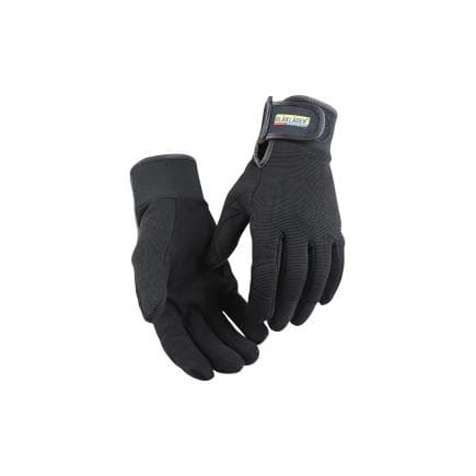 BLAKLADER 22323912990011 - Gants de travail en cuir synthétique lavable Noir