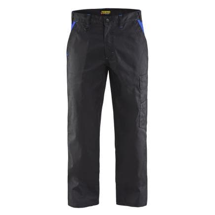 BLAKLADER 140418009985C58 - Pantalons industriels noir/bleu bleuet