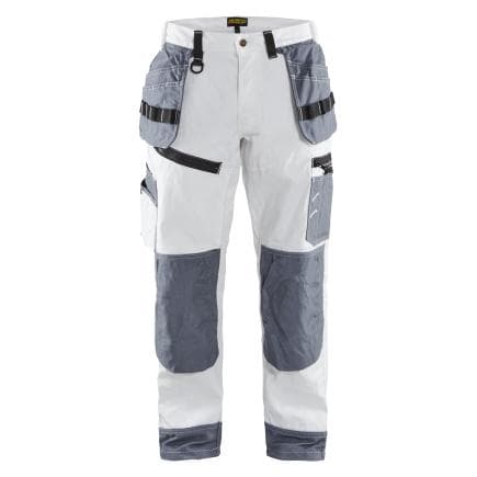 BLAKLADER 151012101094C54 - Pantalon X1500 peintre Blanc/Gris clair