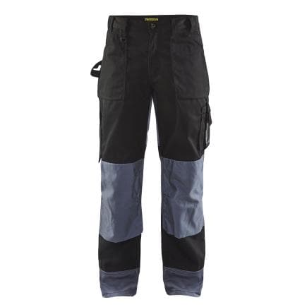 BLAKLADER 152318609994D108 - Pantalon d'artisan sans poches à clous Noir/gris