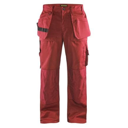 BLAKLADER 153018605600C154 - Pantalon d'artisan avec triple couture Rouge