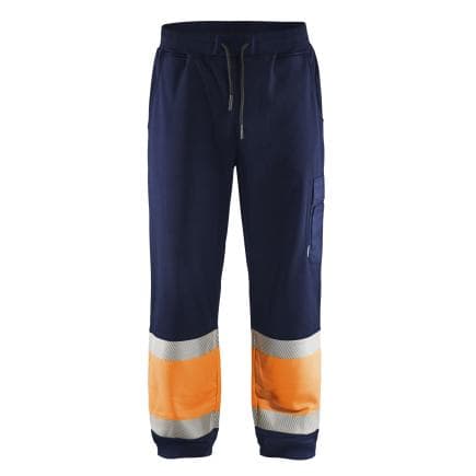 BLAKLADER 154925268953L - Jogging haute-visibilité Marine/Orange fluo