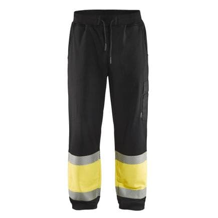 BLAKLADER 154925269933S - Jogging haute-visibilité Noir/Jaune fluo