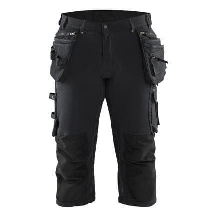 BLAKLADER 179716449900C154 - Pantacourt artisan stretch 4D Noir