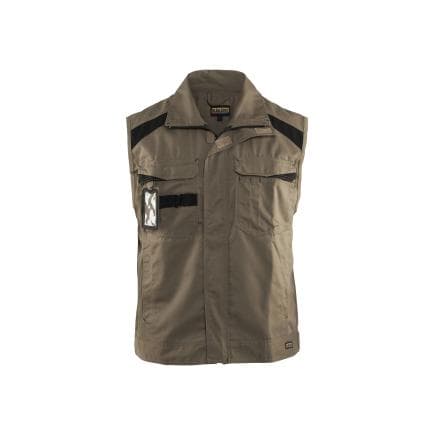 BLAKLADER 316418002499S - Gilet sans manches Industrie Beige/Noir
