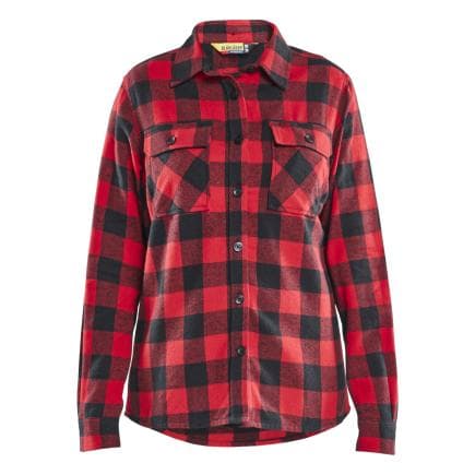 BLAKLADER 321811685699M - Chemise flanelle femme Rouge/Noir