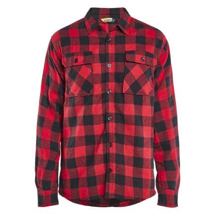 BLAKLADER 328811685699XXL - Chemise flanelle Rouge/Noir