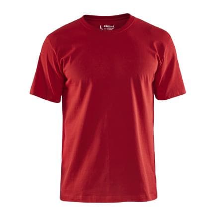 BLAKLADER 330210305600M - Pack de T-shirts Rouge (10 pcs.)