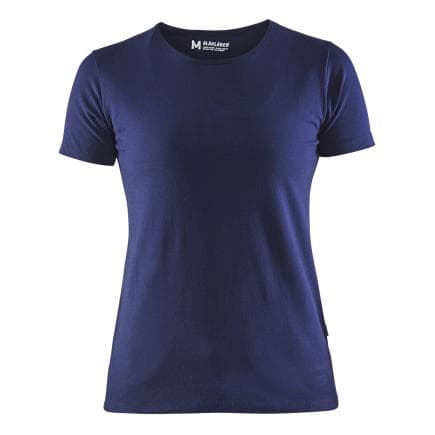 BLAKLADER 330410318800XL - T-Shirt col rond femme Marine