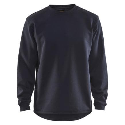 BLAKLADER 3335115786004XL - Sweat-shirt de collège à col rond Bleu Marine Foncé