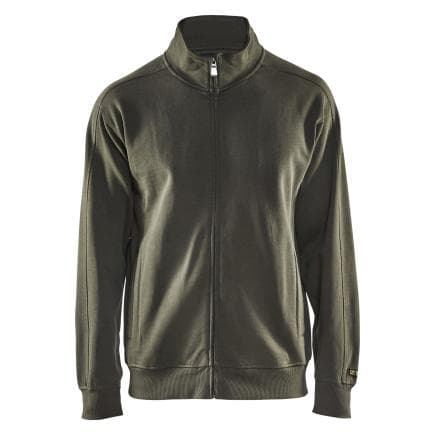 BLAKLADER 3349104846004XL - Sweat zippé Vert armée