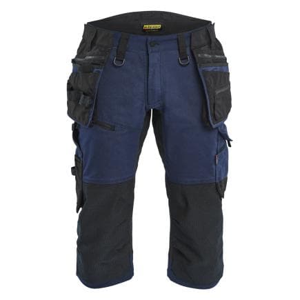 BLAKLADER 197711498699C50 - Striker pantacourt stretch Marine foncé/Noir