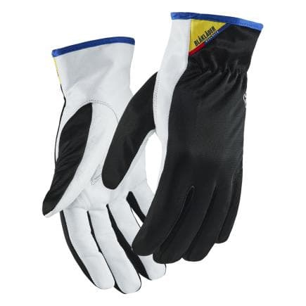 BLAKLADER 22873910991012 - Gants artisan doublés Noir/Blanc (6 pcs.)