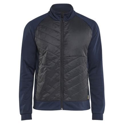 BLAKLADER 341825268699M - Sweat hybride Marine foncé/Noir