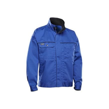 BLAKLADER 404118608599M - Veste artisan avec col haut Bleu roi/Noir
