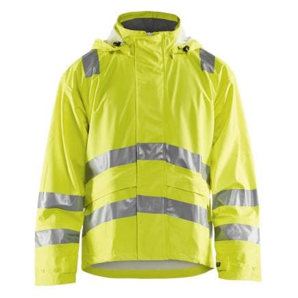 BLAKLADER 430320093300XL - Veste de pluie haute-visibilité ignifugée Jaune fluo