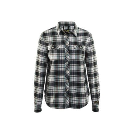 BLAKLADER 320911369920S - Chemise flanelle femme Damier Noir/Blanc