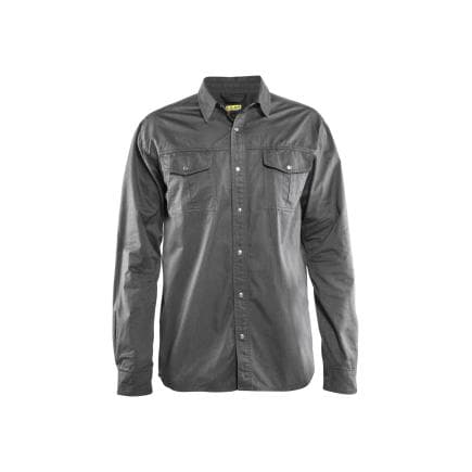 BLAKLADER 329711359400S - Chemise en sergé Gris