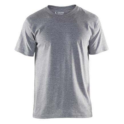 BLAKLADER 330210339000S - T-shirts en majorité coton Gris chiné (10 pcs.)