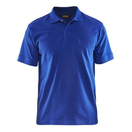 BLAKLADER 330510358500M - Polo avec poche poitrine Bleu roi