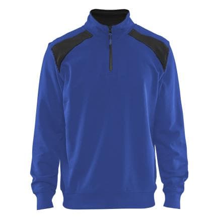 BLAKLADER 335311588599S - Sweat camionneur Bleu roi/Noir