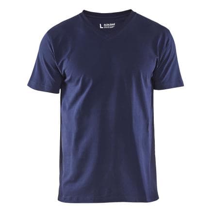 BLAKLADER 336010298800XS - T-Shirt col V Marine