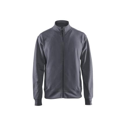 BLAKLADER 337111589400M - Sweat zippé Gris clair