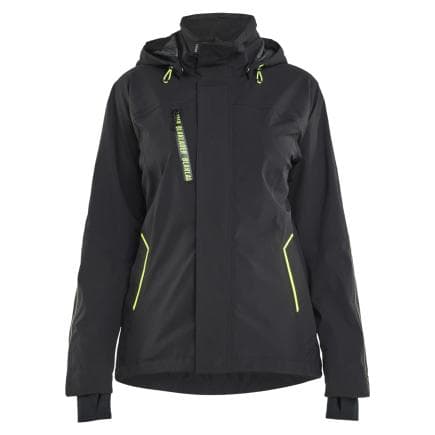 BLAKLADER 440319179933S - Veste hardshell stretch femme Noir/Jaune