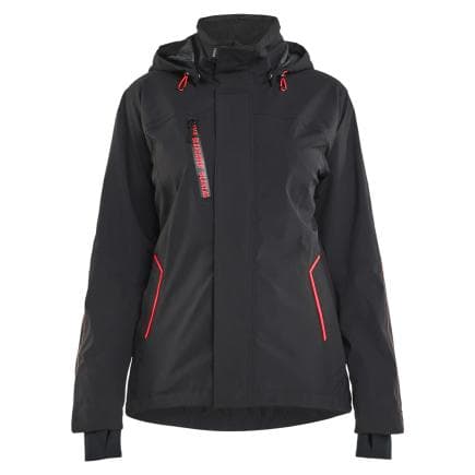 BLAKLADER 440319179956S - Veste imperméable hardshell stretch femme Noir/Jaune