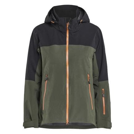 BLAKLADER 470819164240M - Striker Veste hardshell stretch femme Vert forêt/Rouille
