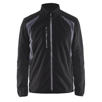 BLAKLADER 473025109994S - Veste micropolaire Noir/Gris clair