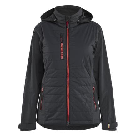 BLAKLADER 473325139956L - Veste hybride femme Noir/Rouge