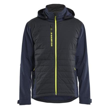 BLAKLADER 474325138633M - Veste hybride multifonctionnelle Bleu marine foncé/Jaune