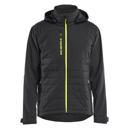 BLAKLADER 474325139933XXL - Veste hybride multifonctionnelle Noir/Jaune