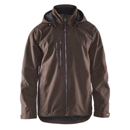 BLAKLADER 479019777899XL - Veste hardshell avec coutures collées Marron/Noir