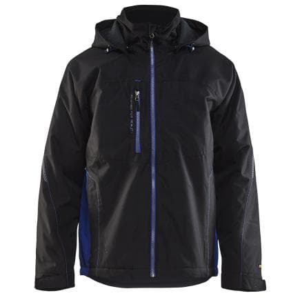 BLAKLADER 479019779985L - Veste hardshell avec coutures collées Noir/Bleu roi