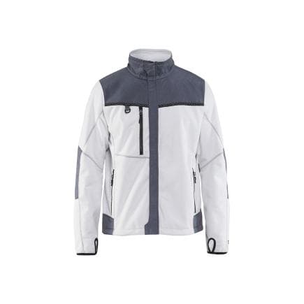 BLAKLADER 495525241094XL - Veste polaire coupe-vent Blanc/Gris clair