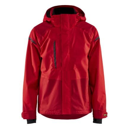 BLAKLADER 498819875658M - Veste hardshell imperméable Rouge/rouge foncé