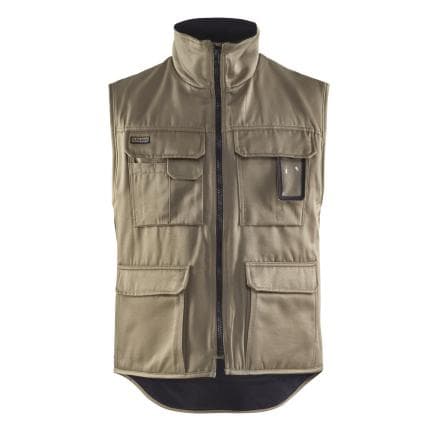 BLAKLADER 380119002400M - Gilet d'hiver avec doublure en polaire Kaki