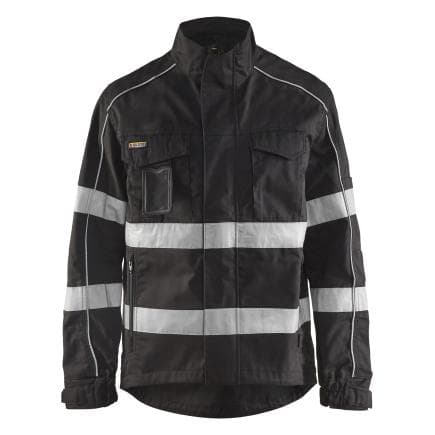 BLAKLADER 405118119900L - Veste haute visibilité avec manches préformées Noir