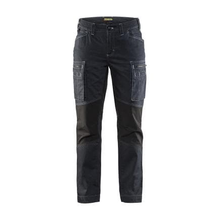 BLAKLADER 715911428999D19 - Pantalon maintenance stretch femme Marine/Noir