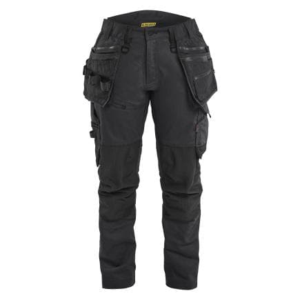 BLAKLADER 717011499999C36 - Striker pantalon artisan stretch femme Noir/Noir