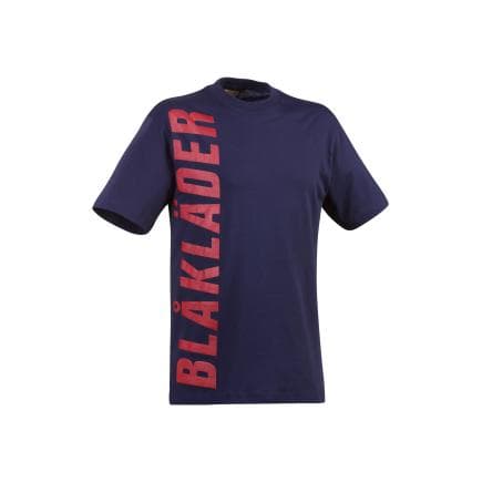 BLAKLADER 902110428800XL - T-shirt "White One Print" Bleu marine