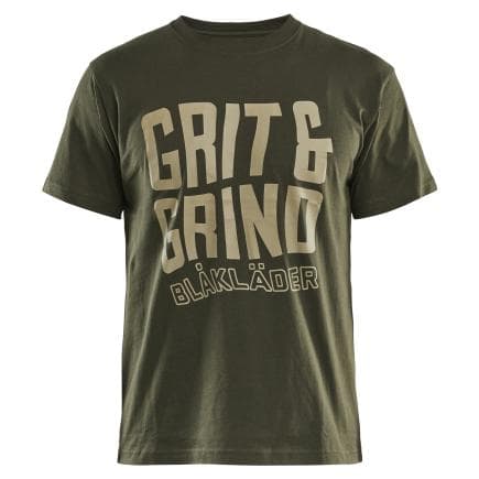 BLAKLADER 942110424209M - T-shirt Grit and Grind Vert forêt
