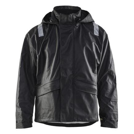 BLAKLADER 430220039900M - Veste imperméable haute visibilité Niveau 2 Noir