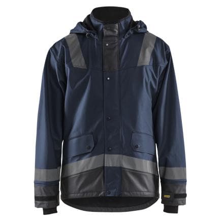 BLAKLADER 4322200386994XL - Veste de pluie niveau 2 Marine foncé/Noir